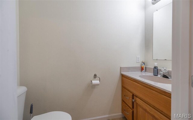 22354 Target Rd, Saint Robert, MO 65584 - half bathroom with toilet and vanity