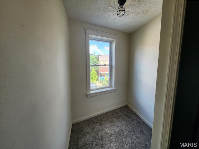 4713 Virginia Ave, Saint Louis, MO 63111 - unfurnished room with carpet, a textured ceiling, and baseboards