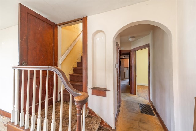 104 E Jefferson Ave, Richland, MO 65556 - staircase with arched walkways