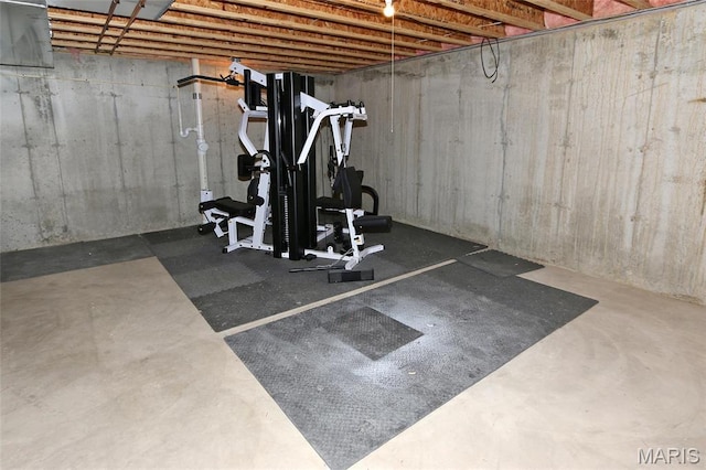 view of workout room