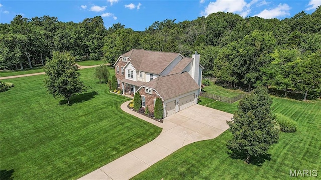 221 Stoneledge Ct, Marthasville, MO 63357 - view of subject property with a heavily wooded area