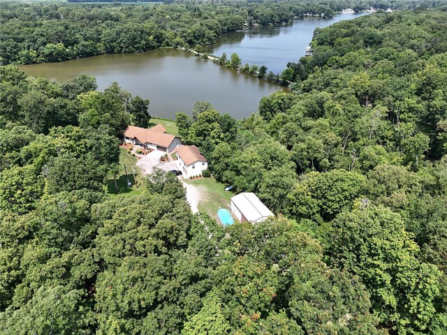 3448 Levee Rd, Centralia, IL 62801 - aerial view of property's location featuring a forest and a large body of water