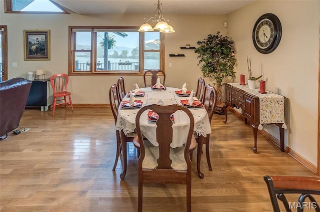 3448 Levee Rd, Centralia, IL 62801 - dining area featuring light wood-style flooring and baseboards