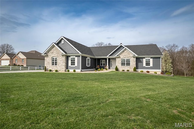 2181 Jarvis Rd, Foristell, MO 63348 - view of front of house featuring stone siding