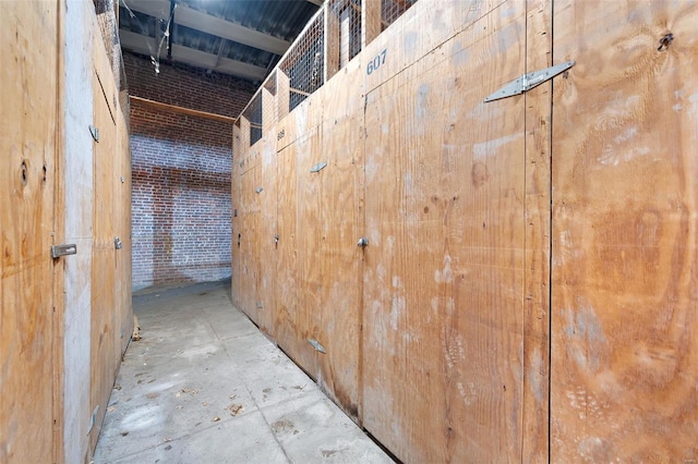 view of storage
