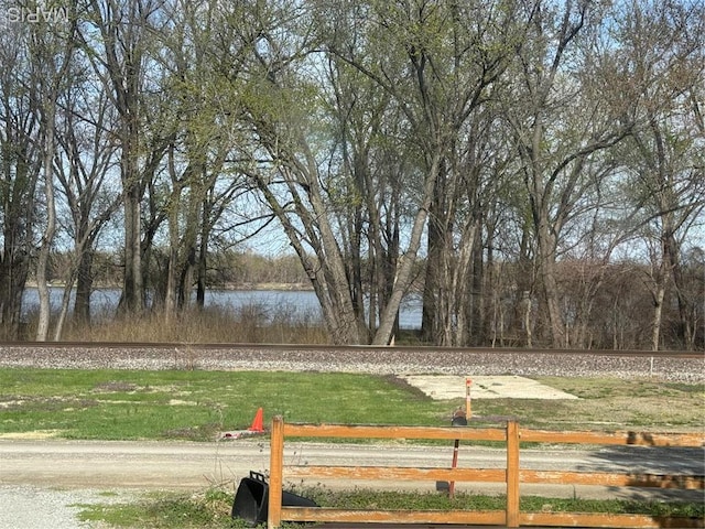 13899 Riverview Dr, New London, MO 63459 - view of yard featuring a water view