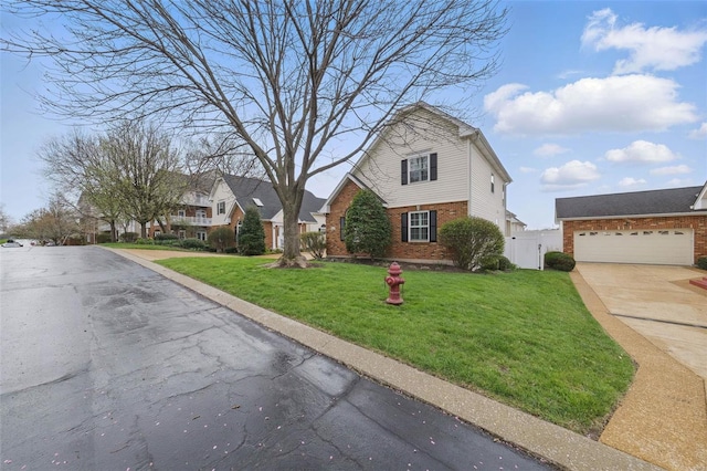 7426 Whitehall Colonial Ln, Saint Louis, MO 63119 - traditional-style home featuring brick siding, driveway, and a residential view