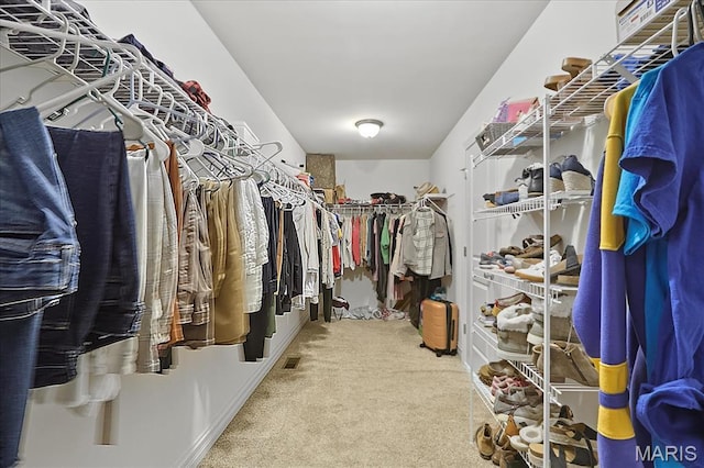 472 Cypress Creek Ln, Imperial, MO 63052 - walk in closet featuring carpet
