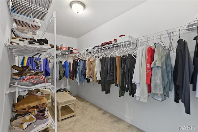472 Cypress Creek Ln, Imperial, MO 63052 - walk in closet featuring carpet floors