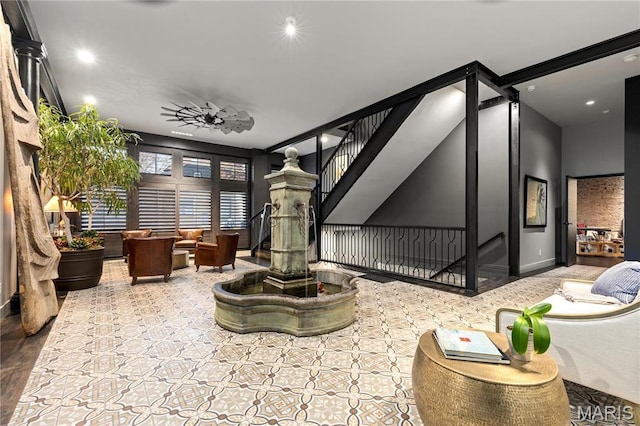 429 N Euclid Ave, Saint Louis, MO 63108 - living area featuring recessed lighting and baseboards