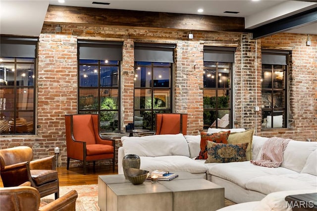 429 N Euclid Ave, Saint Louis, MO 63108 - common area featuring recessed lighting and beamed ceiling