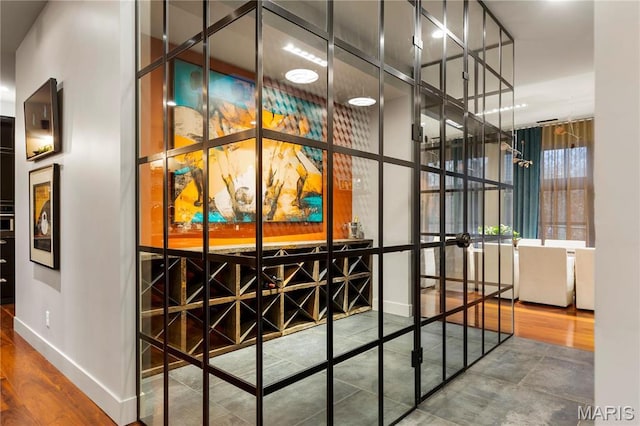 429 N Euclid Ave, Saint Louis, MO 63108 - wine area with baseboards