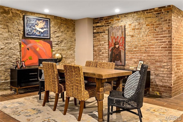 429 N Euclid Ave, Saint Louis, MO 63108 - dining space with wood finished floors and recessed lighting