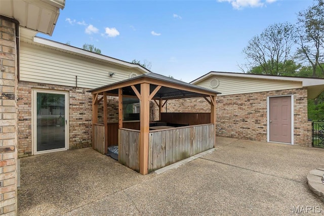 185 Garnet Ln, Cape Girardeau, MO 63701 - view of patio / terrace featuring a gazebo