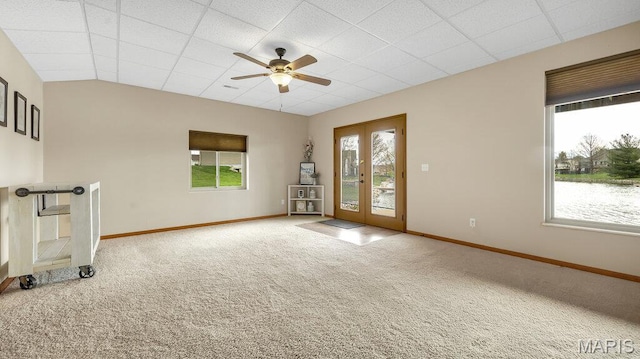 304 Wood Duck Ct, Waterloo, IL 62298 - unfurnished living room featuring healthy amount of natural light and carpet flooring