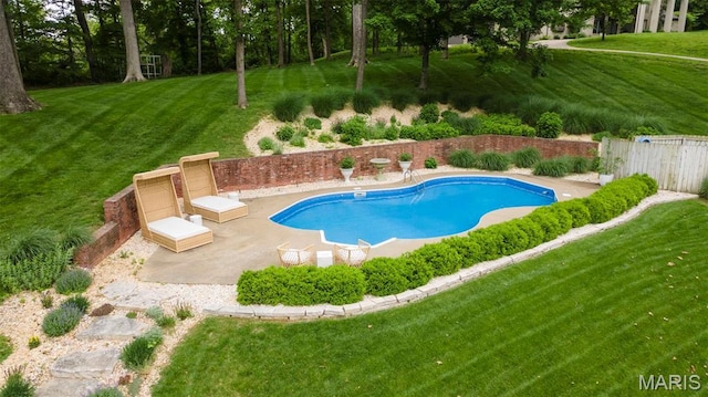 323 White Oaks Ln, Cape Girardeau, MO 63701 - view of pool with a patio