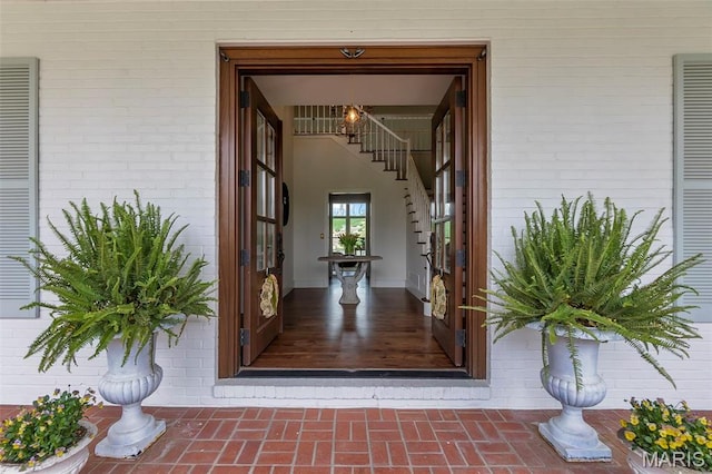 323 White Oaks Ln, Cape Girardeau, MO 63701 - entrance to property featuring brick siding