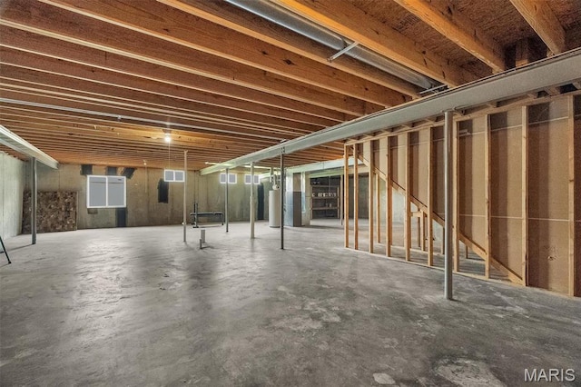 283 Sonnet Cir, Wentzville, MO 63385 - basement featuring water heater