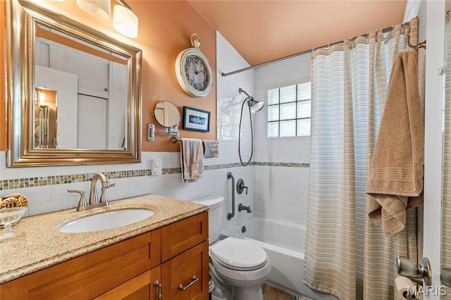 1500 Ridgewood Dr, Saint Louis, MO 63126 - bathroom with shower / tub combo, toilet, and vanity