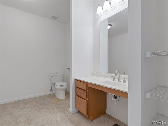 602 S Ballas Rd, Saint Louis, MO 63122 - bathroom with toilet and vanity