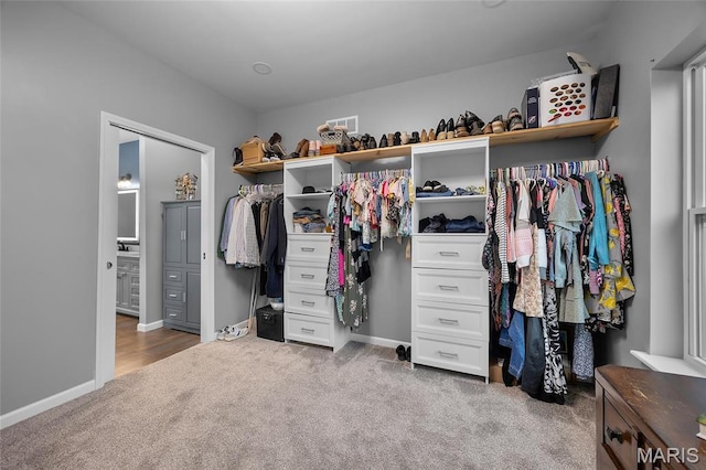 13160 Mammoth Rd, De Soto, MO 63020 - walk in closet with carpet floors