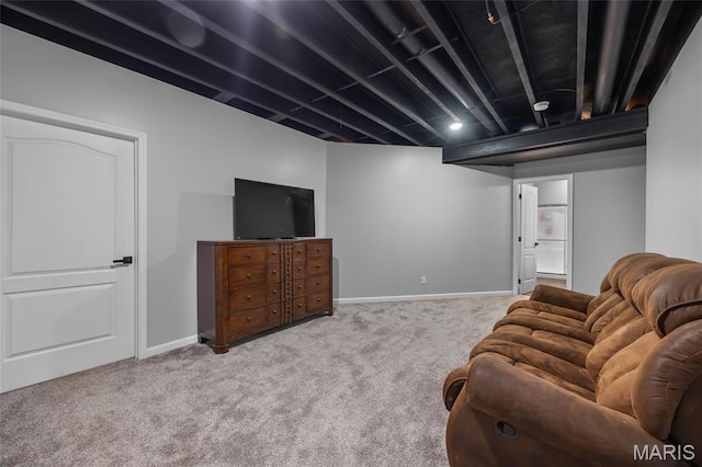 13160 Mammoth Rd, De Soto, MO 63020 - living room with carpet flooring and baseboards