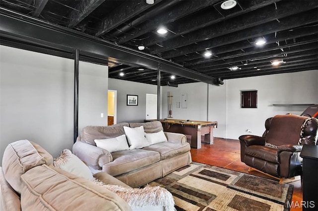 1304 Forest Way, Wentzville, MO 63385 - living area with pool table