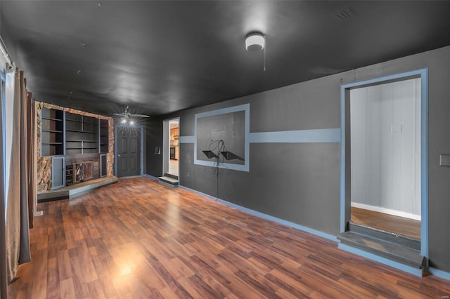 343 Del Vista Dr, Villa Ridge, MO 63089 - spare room with wood finished floors and baseboards