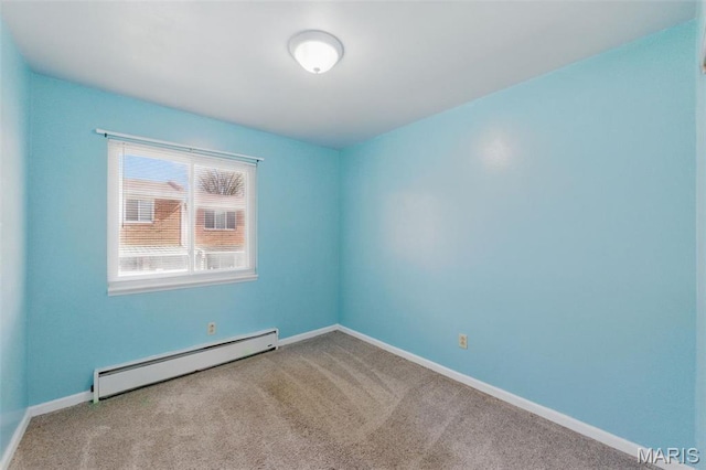 10660 Carroll Wood Way, Saint Louis, MO 63128 - carpeted empty room with baseboard heating and baseboards