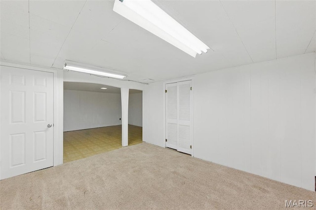 10660 Carroll Wood Way, Saint Louis, MO 63128 - finished below grade area with carpet floors and tile patterned floors