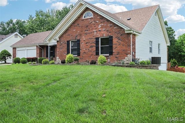 2113 Fairway Bnd, Chesterfield, MO 63017 - view of front of home with brick siding, a garage, and a front yard