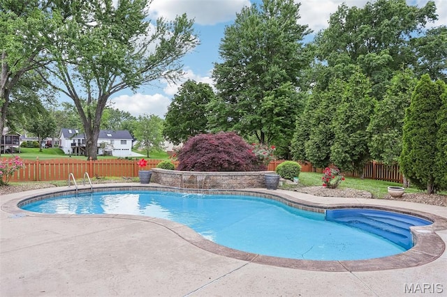 2113 Fairway Bnd, Chesterfield, MO 63017 - view of pool with a fenced backyard and a patio area