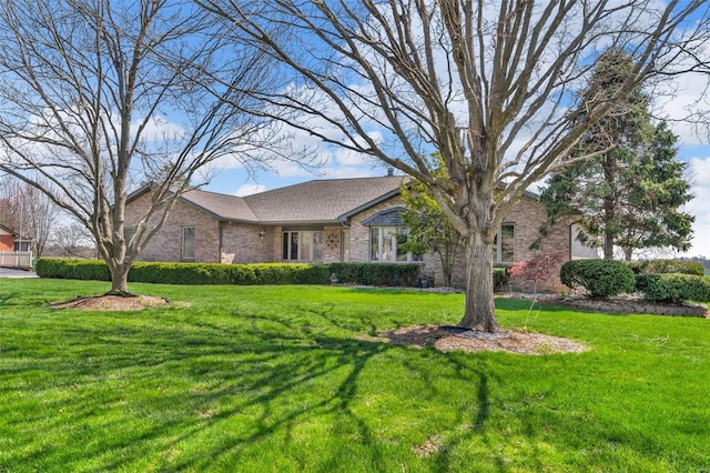 8620 State Route 163, Belleville, IL 62223 - view of front of house with brick siding and a front lawn