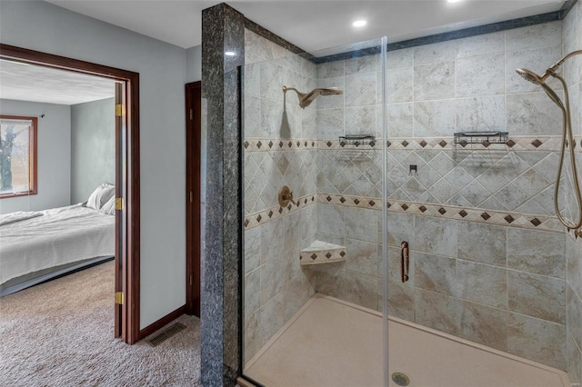 8620 State Route 163, Belleville, IL 62223 - full bathroom with a stall shower and connected bathroom