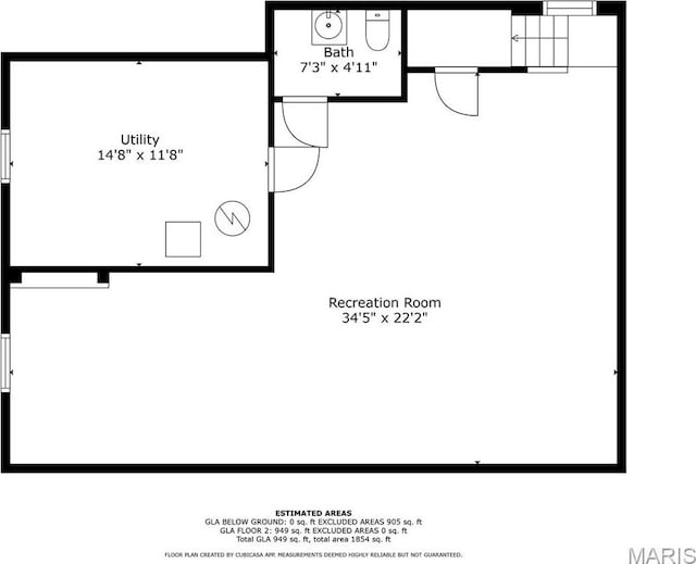 35 Florissant Park Dr, Florissant, MO 63031 - room layout
