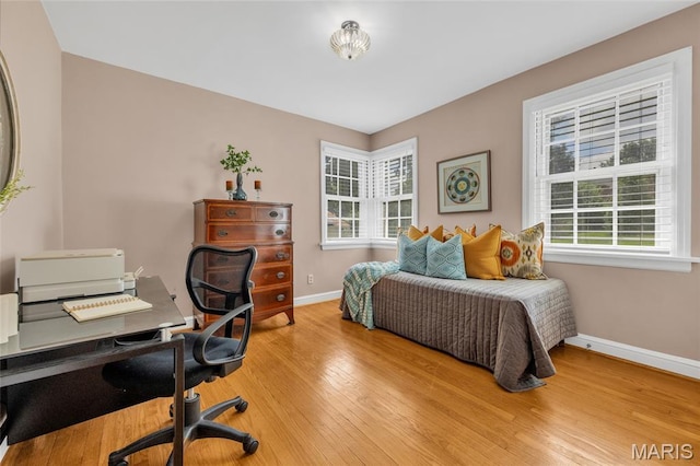 1010 Briarton Dr, Saint Louis, MO 63126 - bedroom with wood finished floors and a desk
