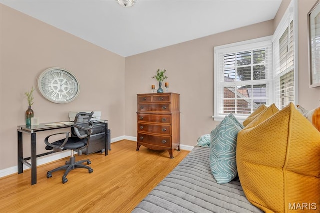 1010 Briarton Dr, Saint Louis, MO 63126 - home office featuring wood finished floors and baseboards
