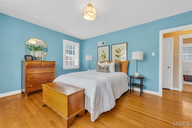 1010 Briarton Dr, Saint Louis, MO 63126 - bedroom with light wood-type flooring and baseboards