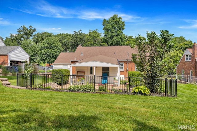 1010 Briarton Dr, Saint Louis, MO 63126 - back of property with brick siding