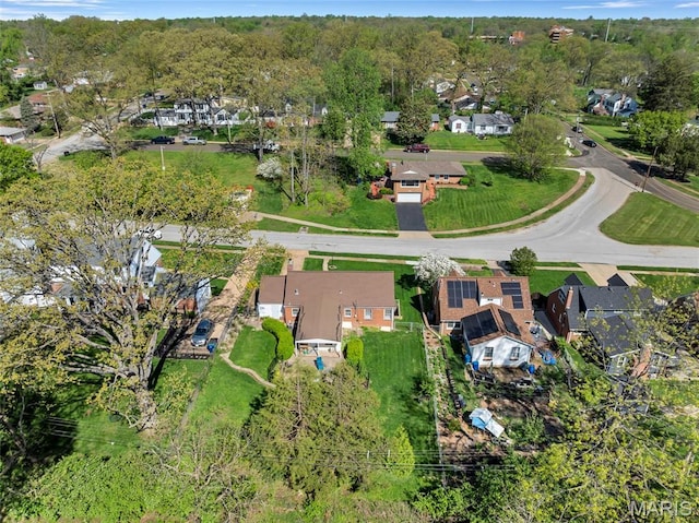 1010 Briarton Dr, Saint Louis, MO 63126 - aerial overview of property's location featuring nearby suburban area