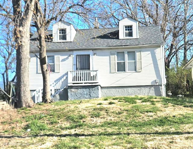 491 Adrian Dr, Saint Louis, MO 63137 - cape cod house with a front lawn and roof with shingles