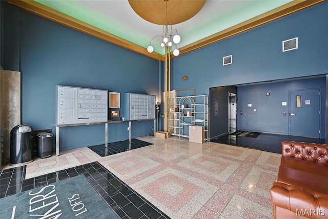 901 Washington Ave Unit 310, Saint Louis, MO 63101 - building lobby featuring a high ceiling