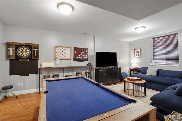 17 Denver Pl, Saint Louis, MO 63119 - recreation room with wood finished floors and billiards table