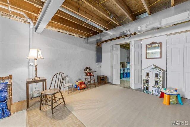114 Fort Dodge Dr, Wright City, MO 63390 - basement featuring electric panel