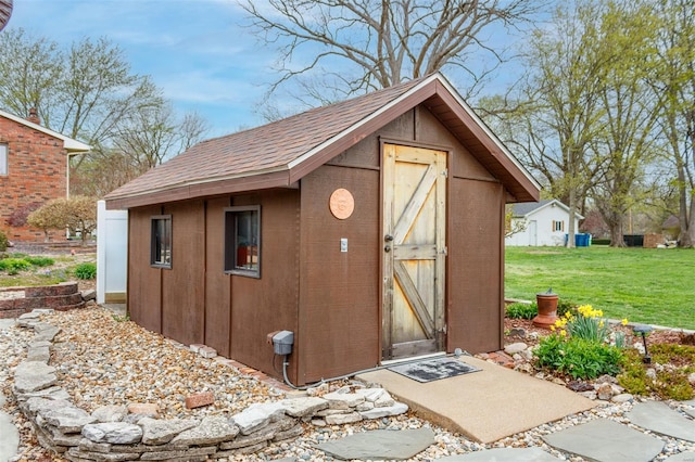 132 S Duncan St, Marine, IL 62061 - view of shed