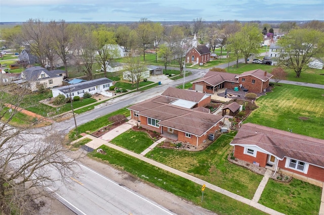 132 S Duncan St, Marine, IL 62061 - aerial perspective of suburban area