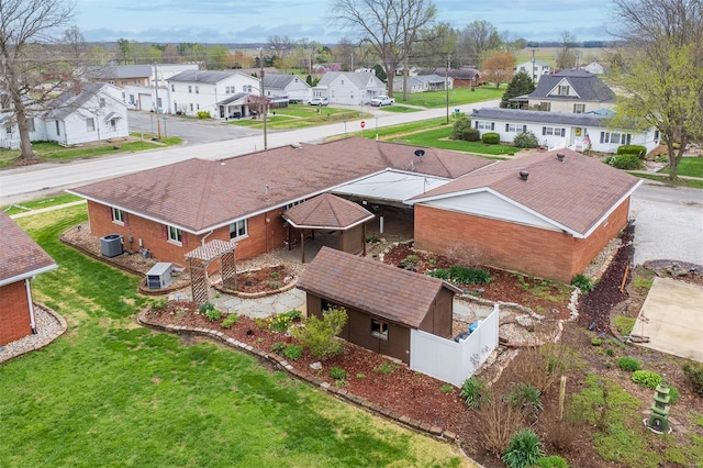 132 S Duncan St, Marine, IL 62061 - aerial perspective of suburban area