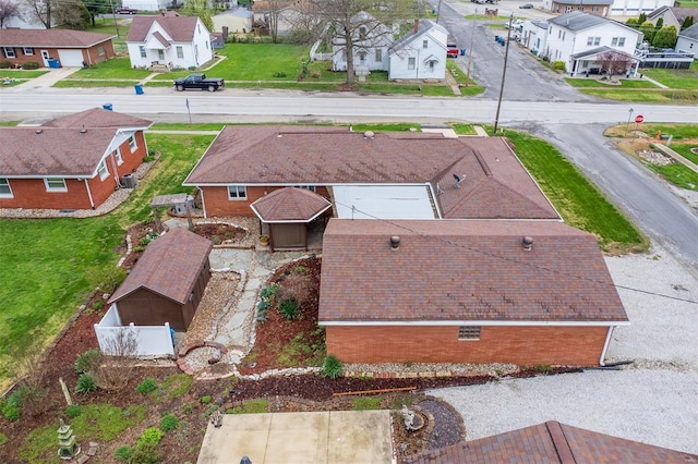 132 S Duncan St, Marine, IL 62061 - aerial perspective of suburban area