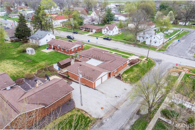 132 S Duncan St, Marine, IL 62061 - aerial perspective of suburban area
