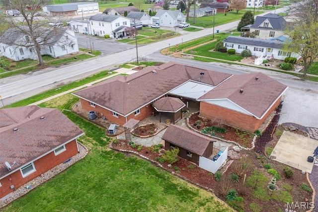 132 S Duncan St, Marine, IL 62061 - aerial perspective of suburban area